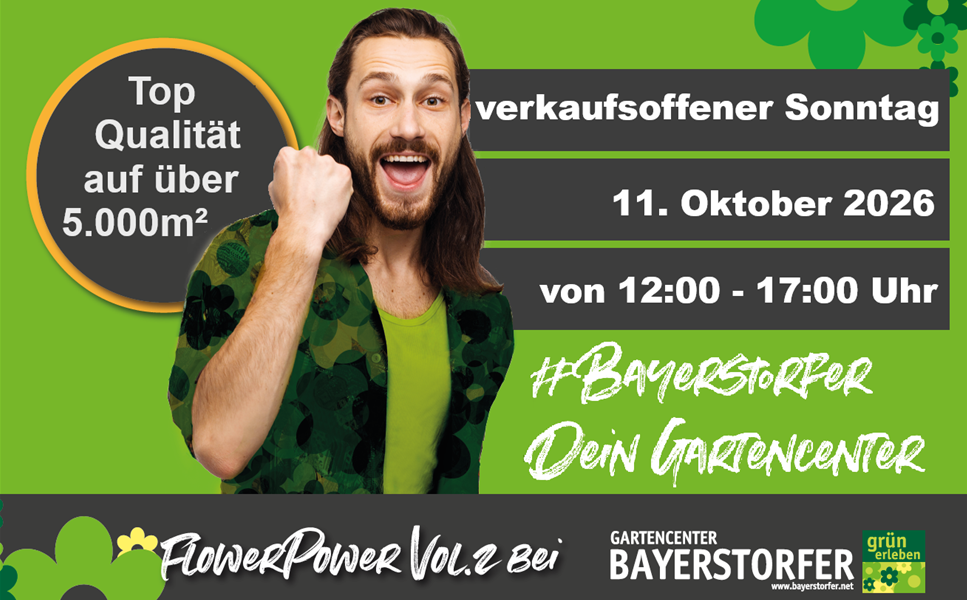 11. Oktober 2026 - verkaufsoffener Sonntag