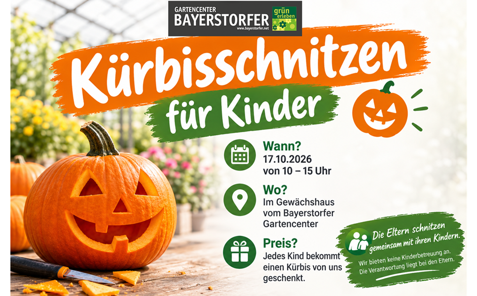 Für alle Kinder! - Kürbisschnitzen