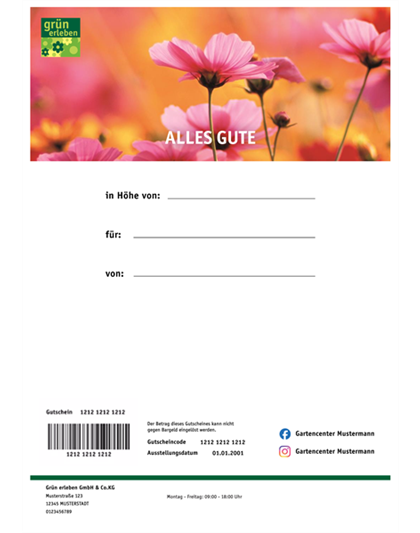 Online Gutschein